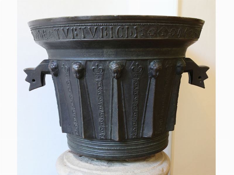 Antonellus De Turturichi - Monumentale Mortaio in Bronzo, 1484
