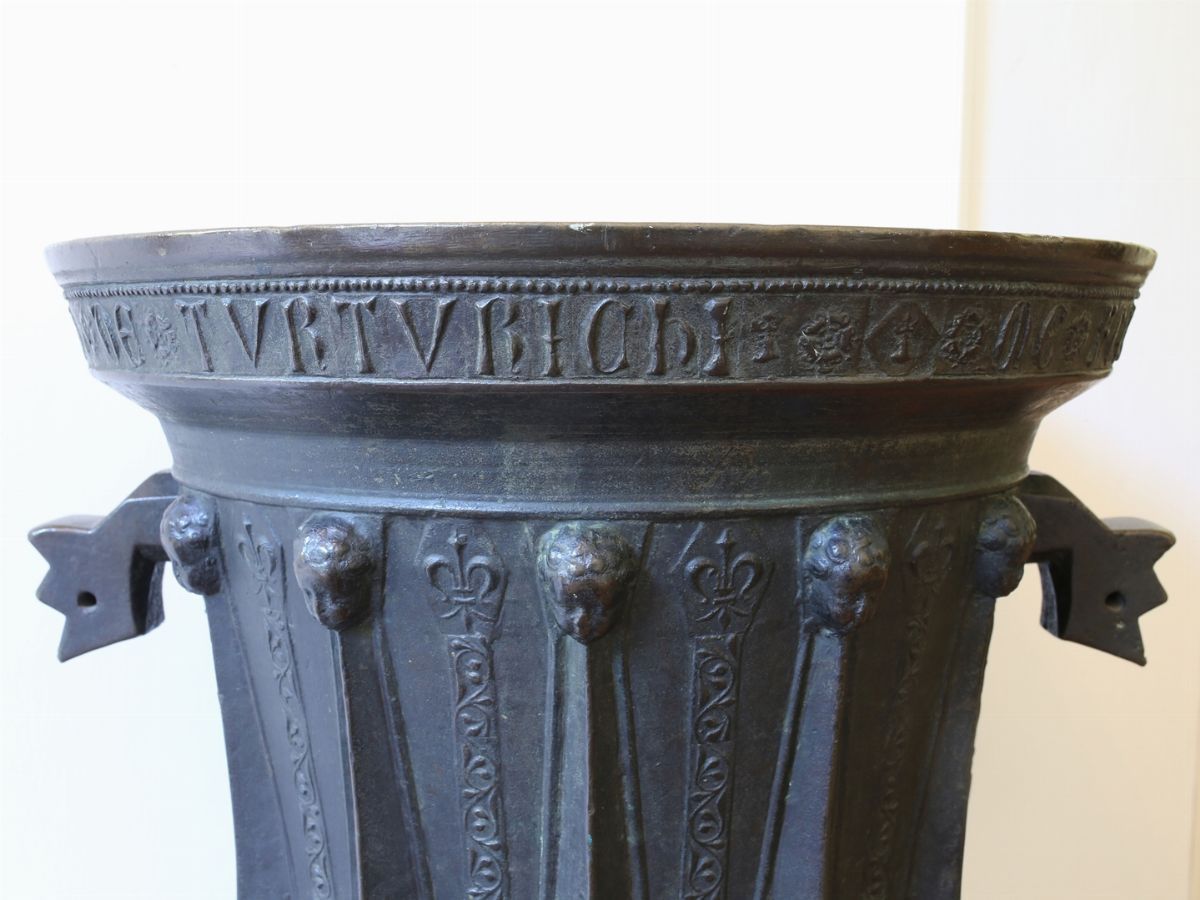 Antonellus De Turturichi - Monumentale Mortaio in Bronzo, 1484