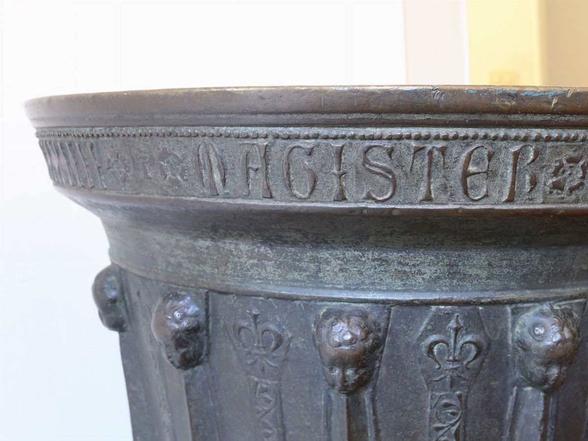 Antonellus De Turturichi - Monumentale Mortaio in Bronzo, 1484