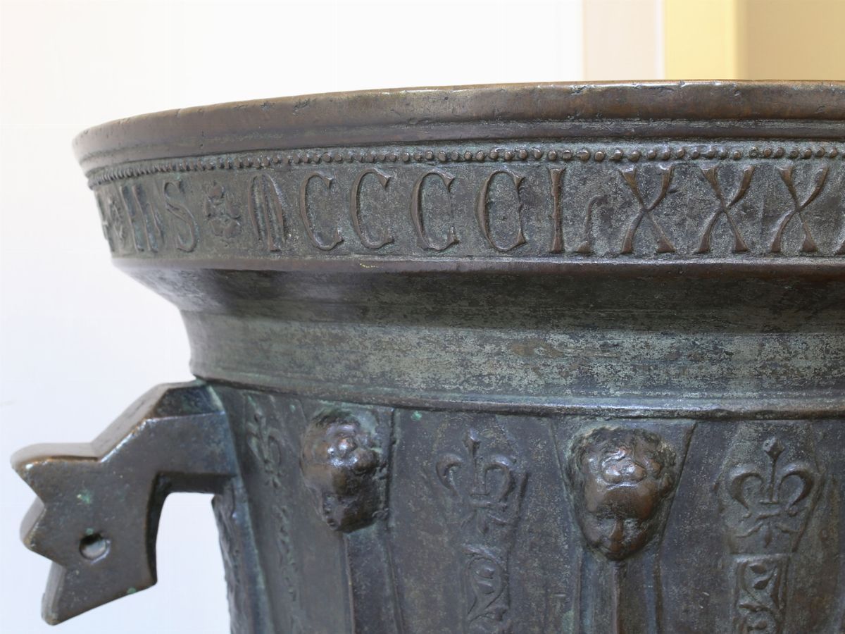 Antonellus De Turturichi - Monumentale Mortaio in Bronzo, 1484