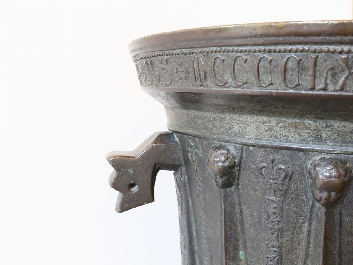 Antonellus De Turturichi - Monumentale Mortaio in Bronzo, 1484
