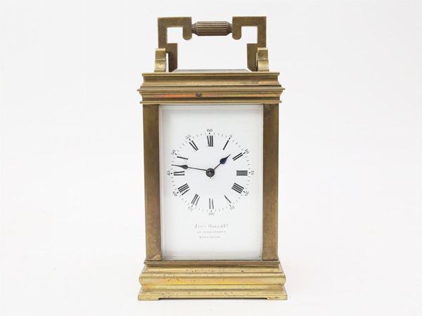 A brass official clock