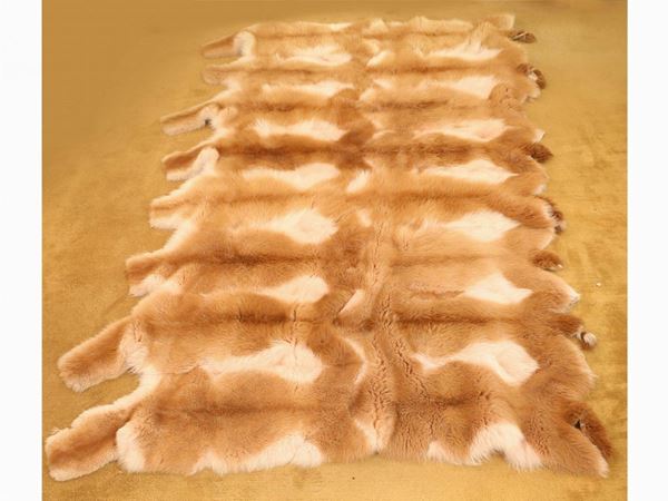 Coperta in pelliccia di guanaco
