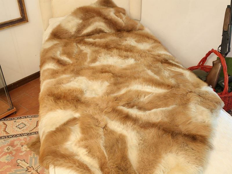 Coperta in Pelliccia di Guanaco