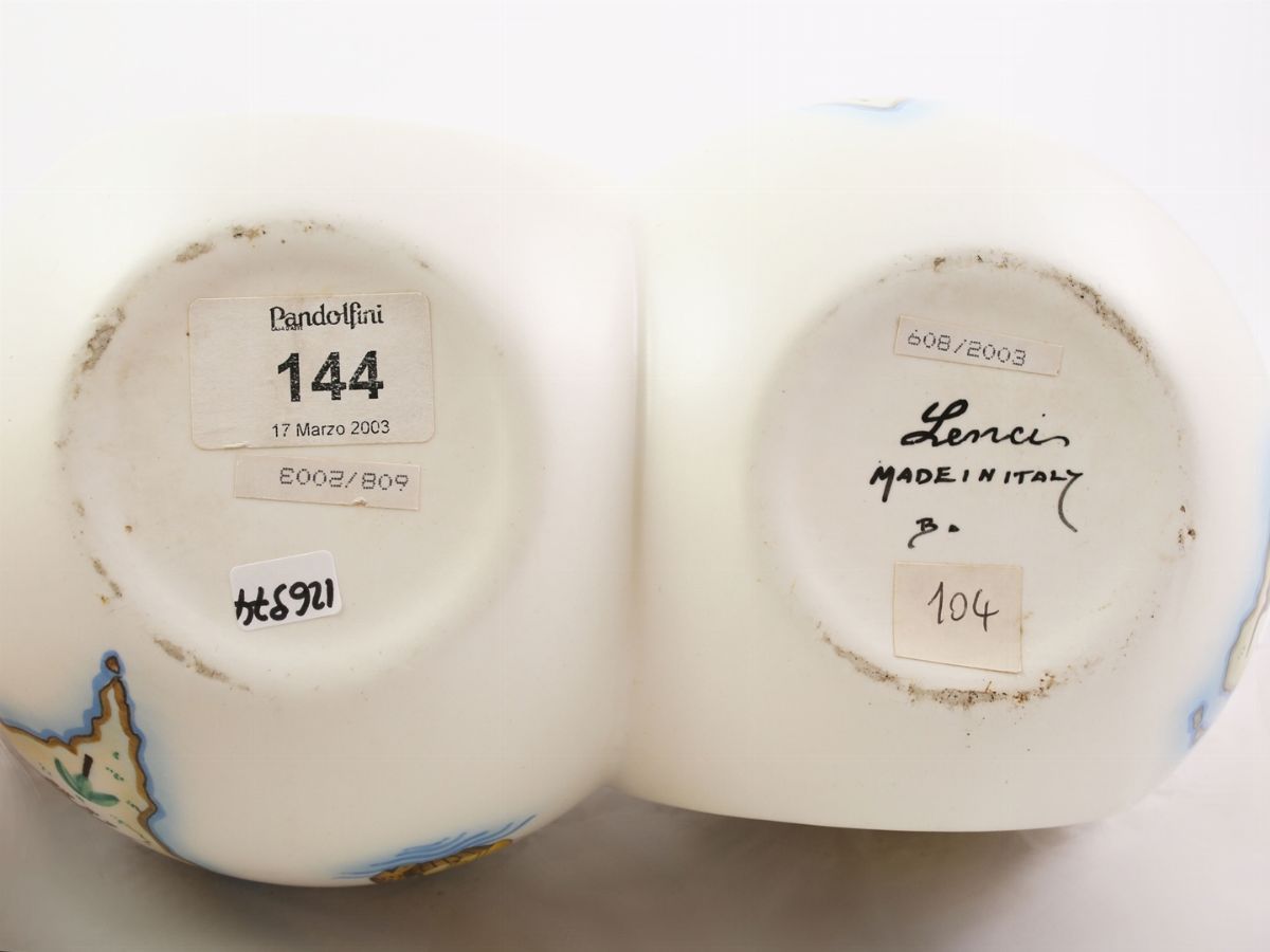 Vaso "terra" in Ceramica Lenci