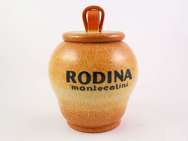 Vaso con coperchio in ceramica Spica - Rodina Montecatini