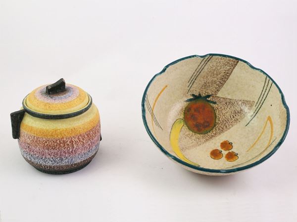 Two ceramic items M.G.A.