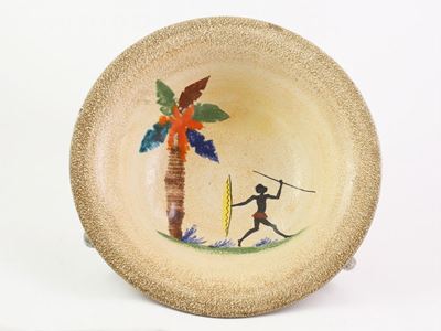 Alzata Coloniale in Ceramica Ceramiche Artistiche Savonesi