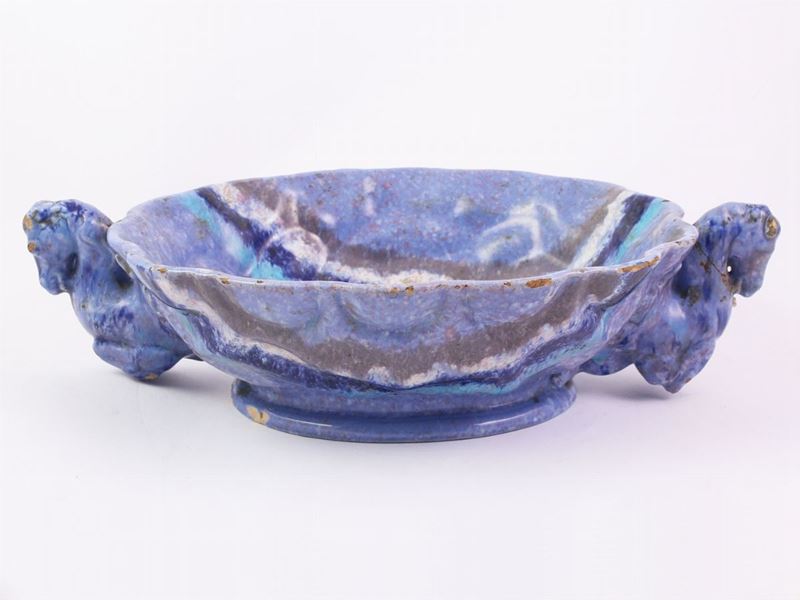 Centrotavola in Terracotta Smaltata
