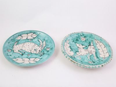 Due Piatti in Ceramica