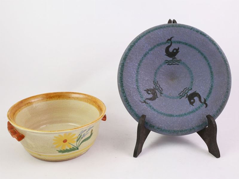 Due Oggetti in Ceramica