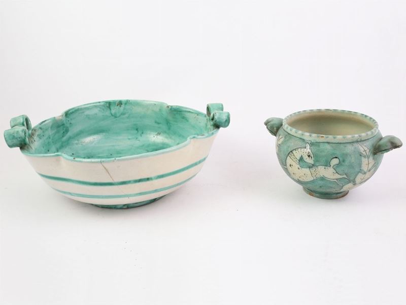 Due Oggetti in Ceramica