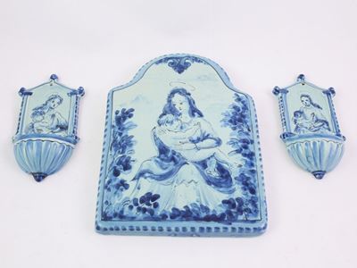 Trittico in Ceramica