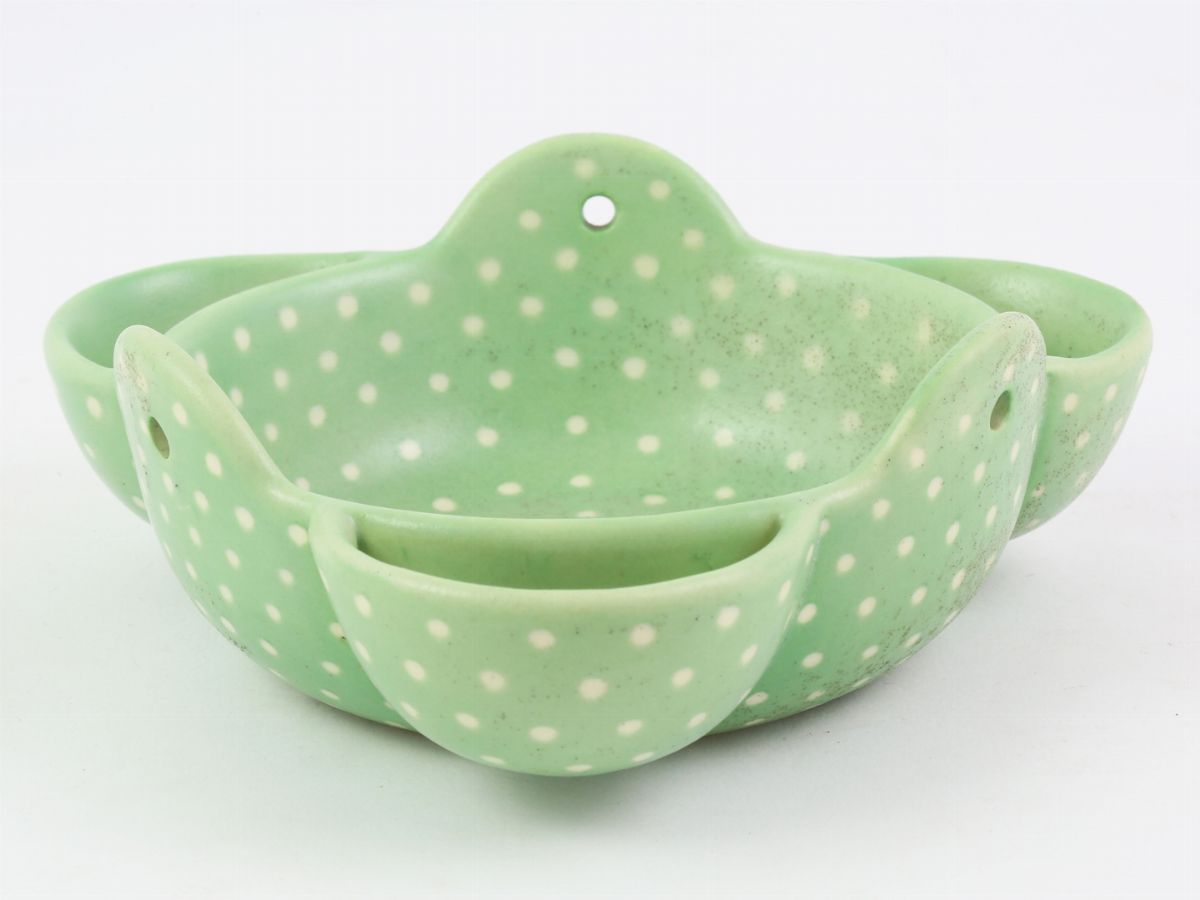 Piccola Fioriera Pensile in Ceramica Lenci