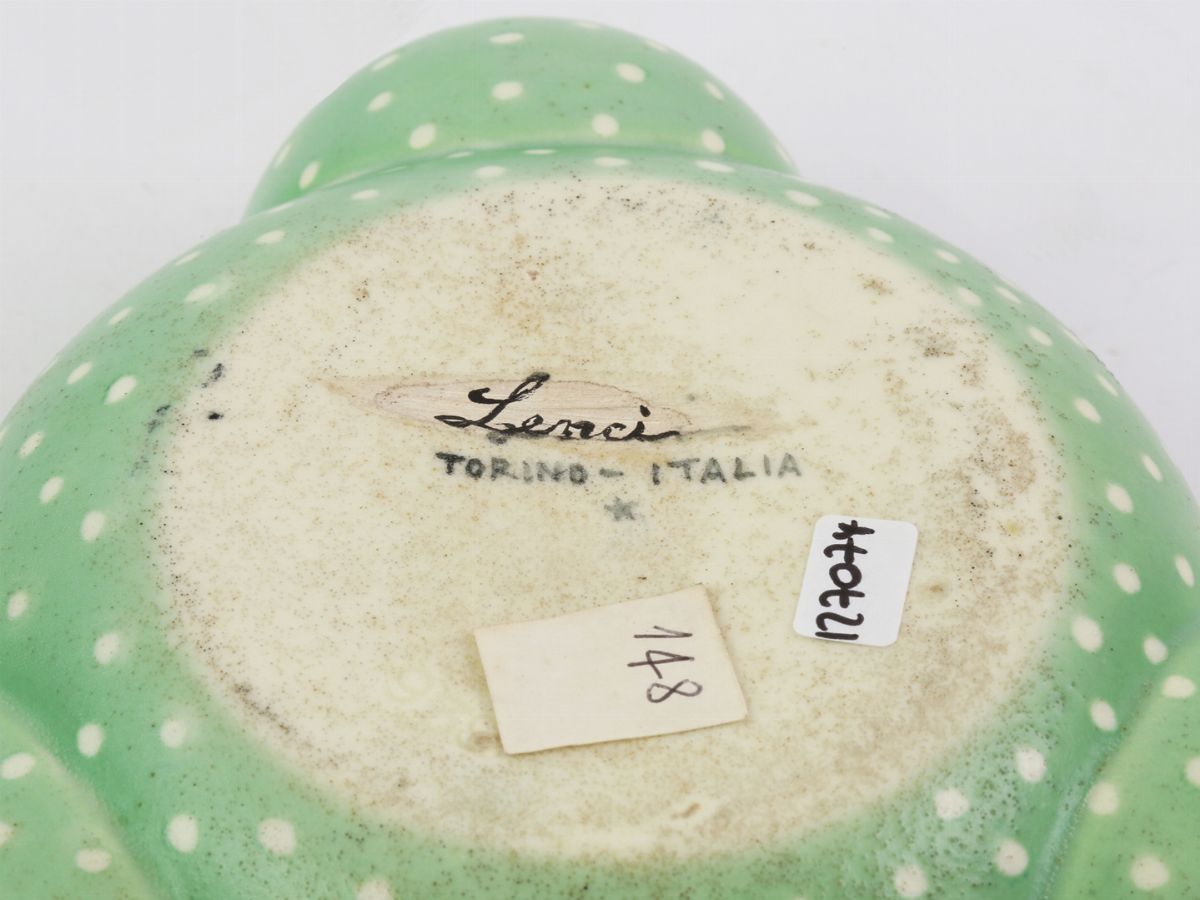 Piccola Fioriera Pensile in Ceramica Lenci