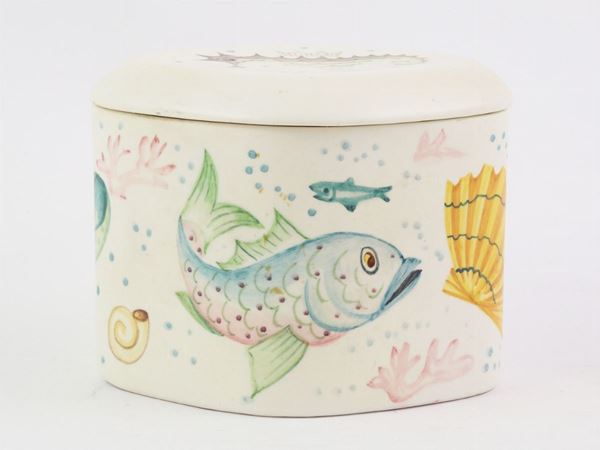 A Lenci ceramic box