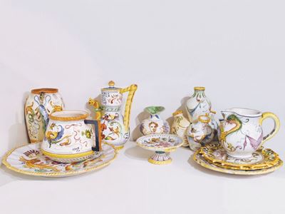 Lotto di Oggetti in Ceramica