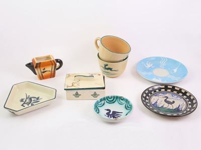 Lotto di Piccoli Oggetti in Ceramica