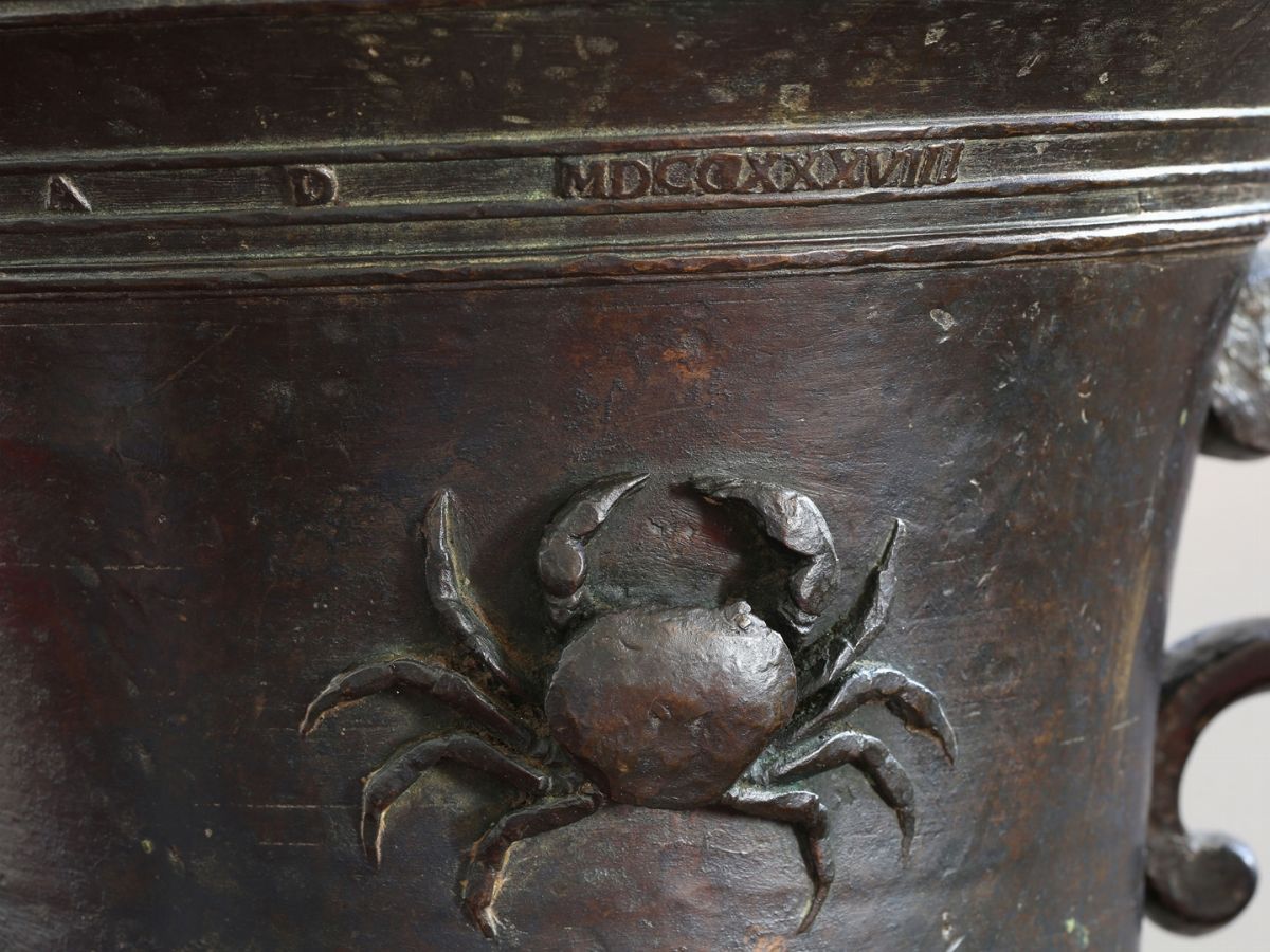 Giuseppe H. Bazzanti - Grande Mortaio in Bronzo, 1738
