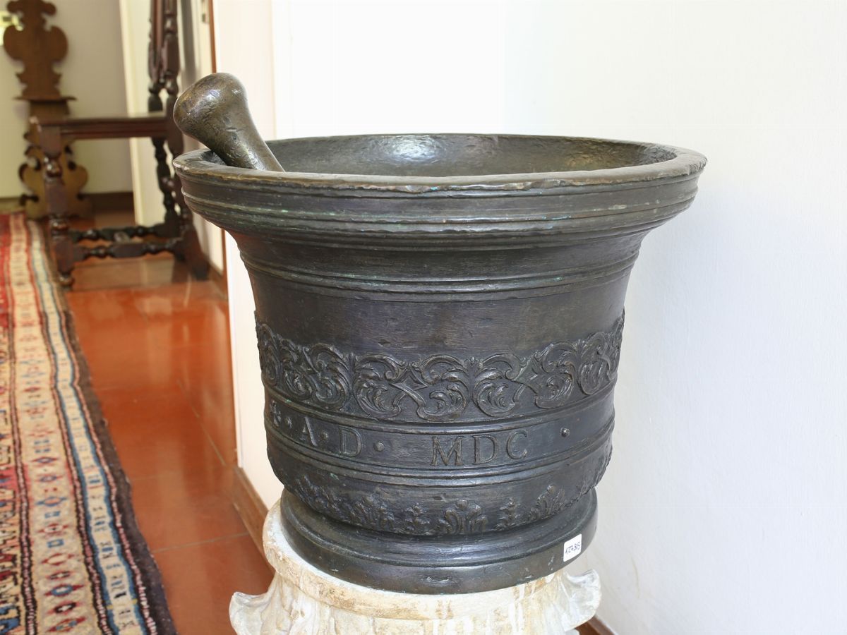 Mortaio in Bronzo, 1600