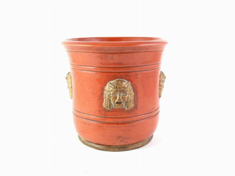Vaso in Terracotta Smaltata Zaccagnini