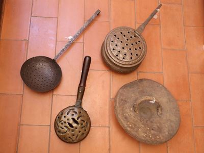 Lotto di Utensili D'epoca in Rame
