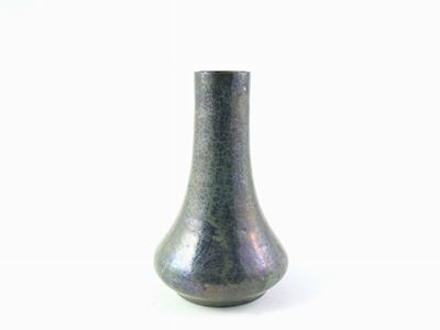 Vaso a Bulbo in Ceramica a Lustro Chini Mugello