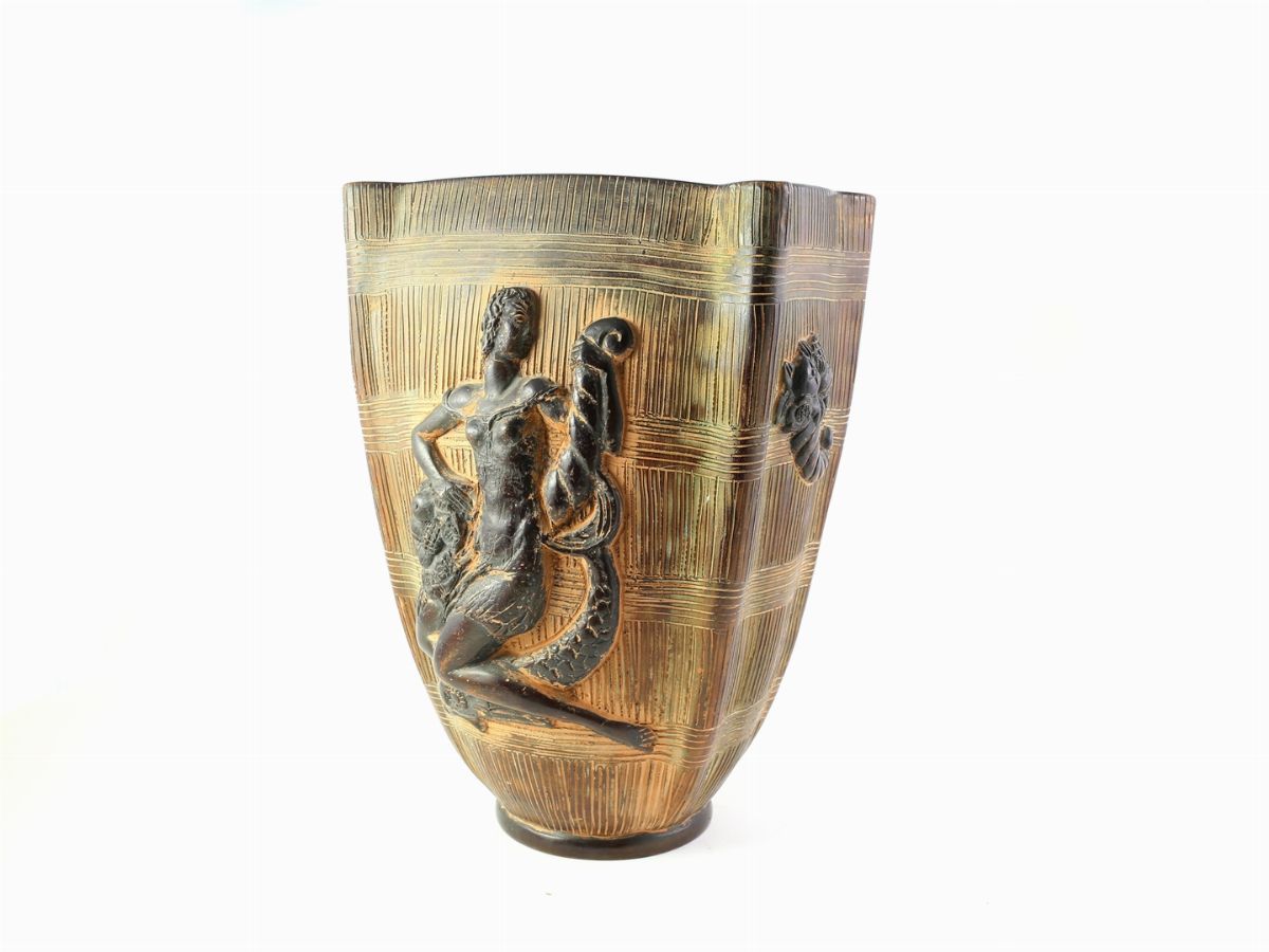 Grande Vaso in Ceramica Zaccagnini
