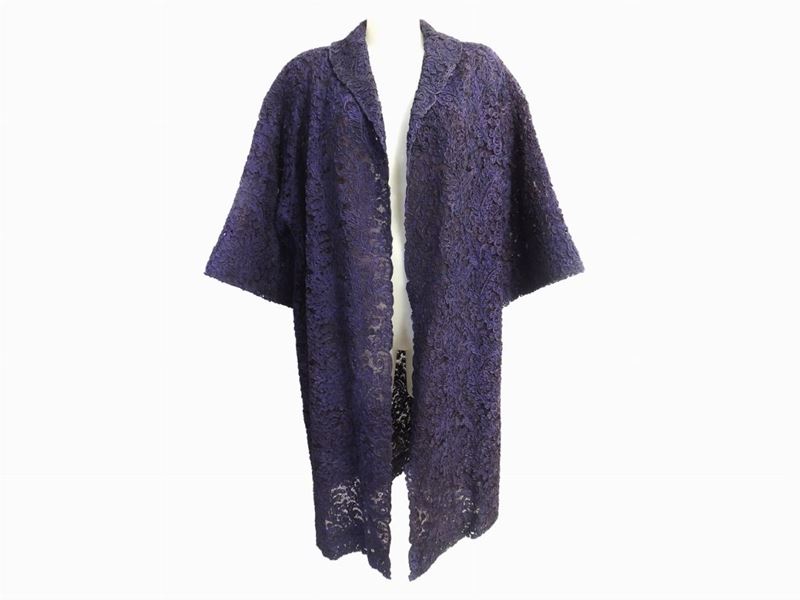 Soprabito in Pizzo Viola, Christian Dior Haute Couture