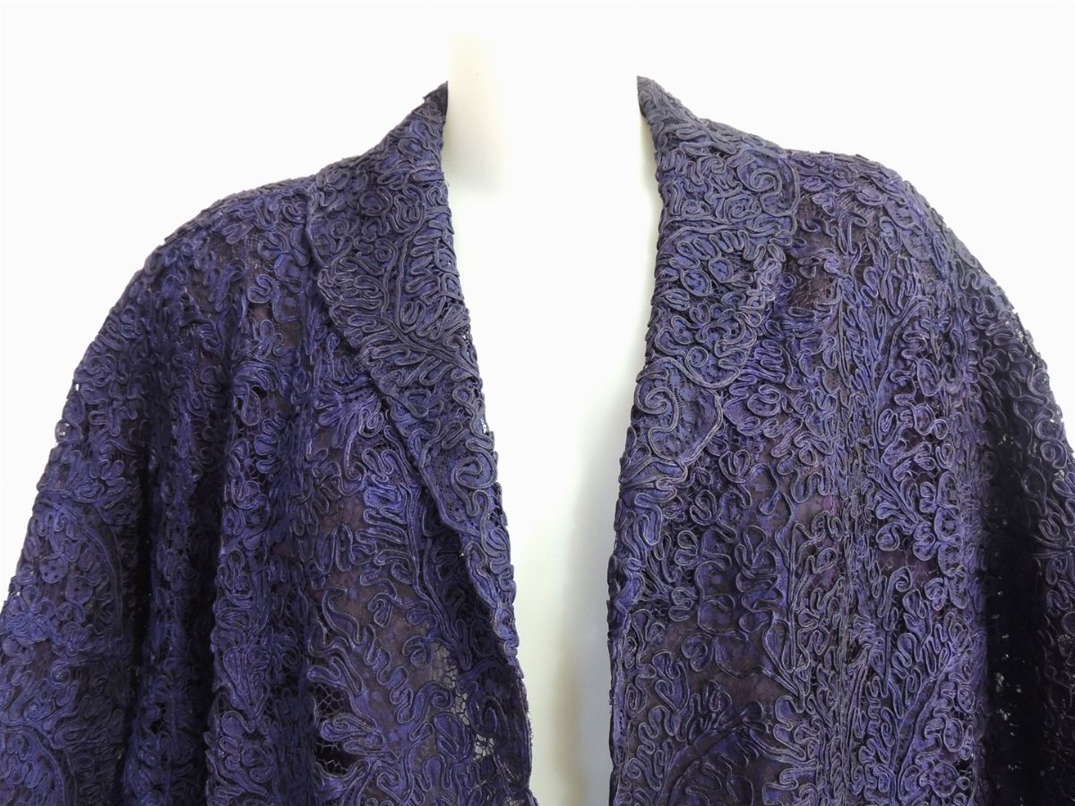 Soprabito in Pizzo Viola, Christian Dior Haute Couture
