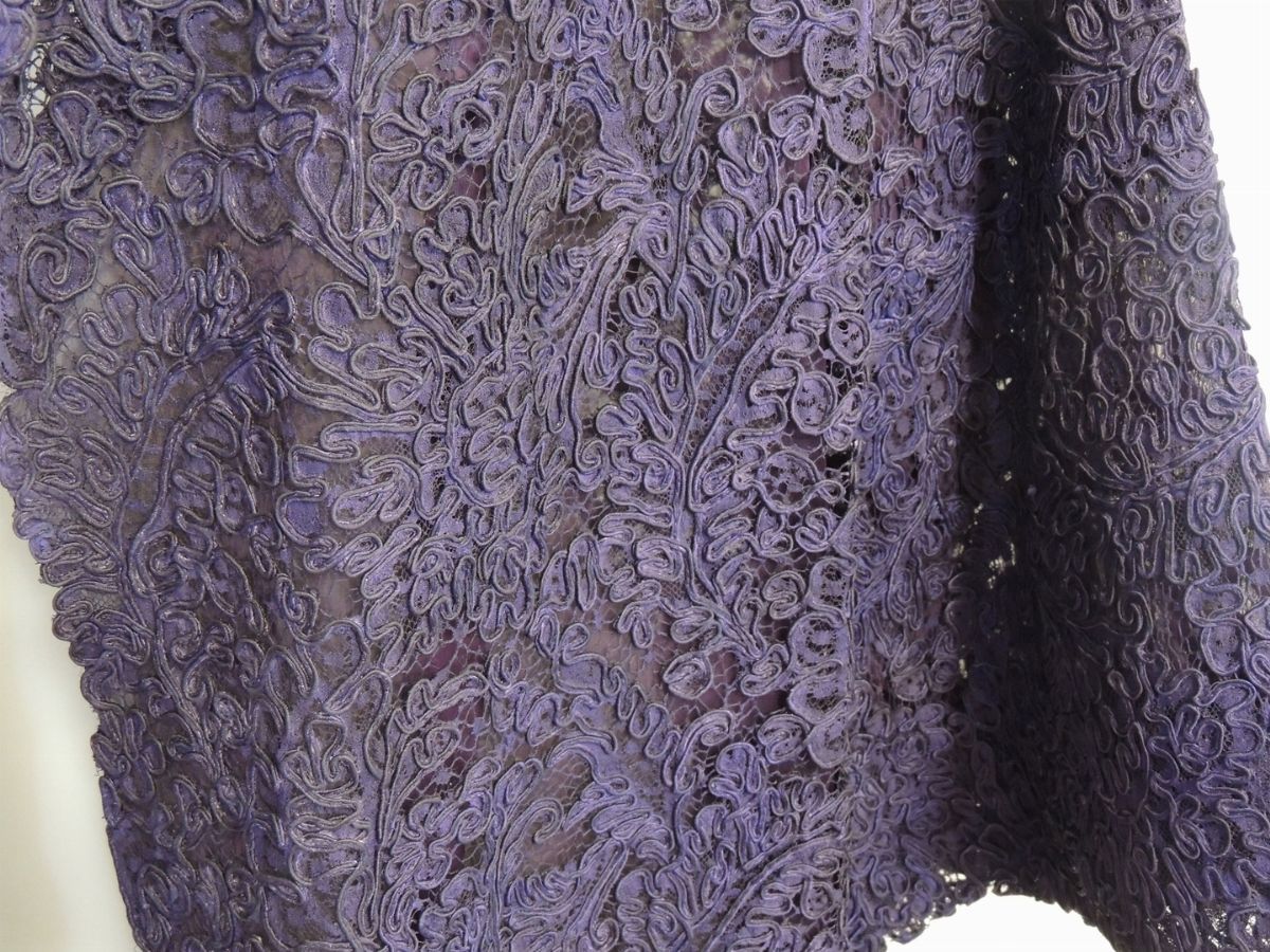 Soprabito in Pizzo Viola, Christian Dior Haute Couture