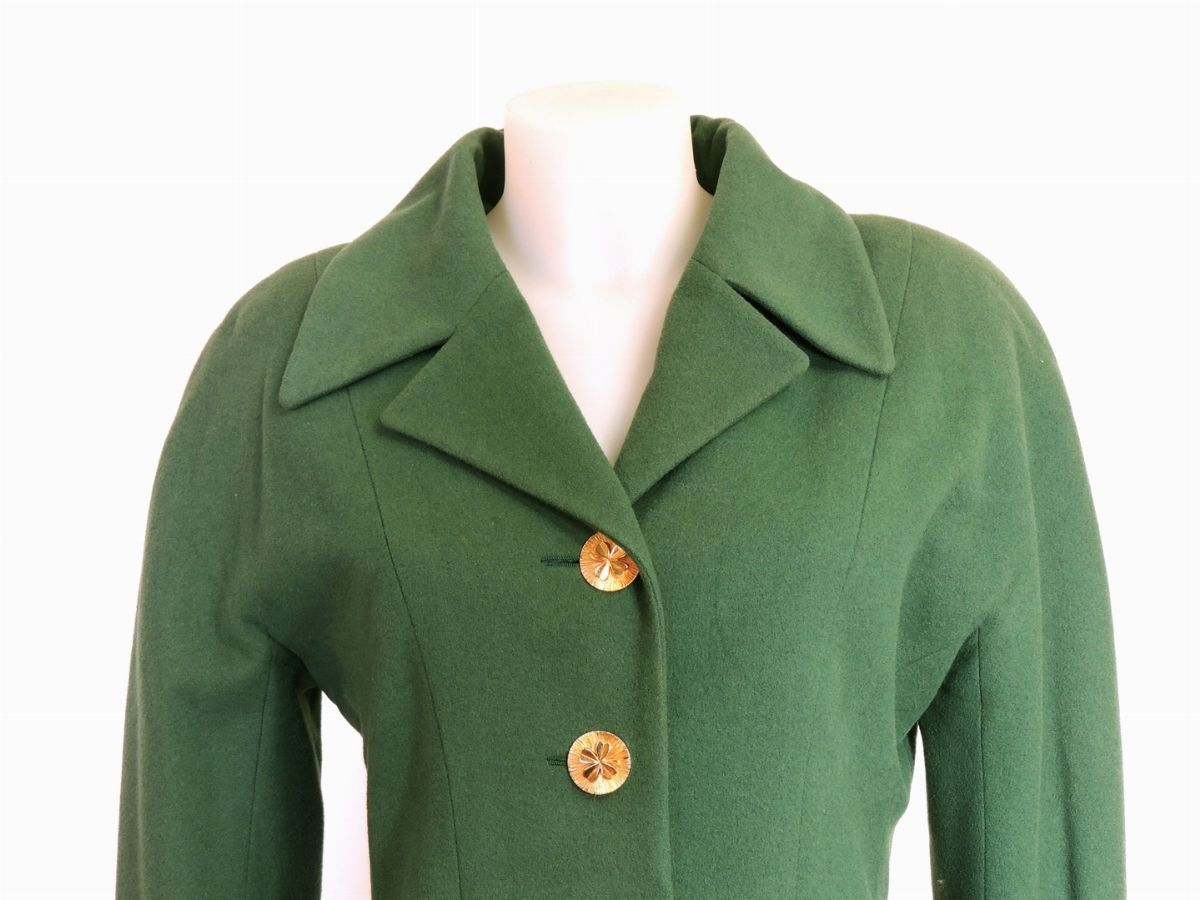 Giacca in Lana Verde, Chanel Boutique