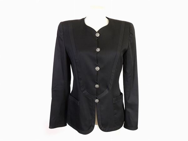 Black cotton jacket, Ungaro Parallèle