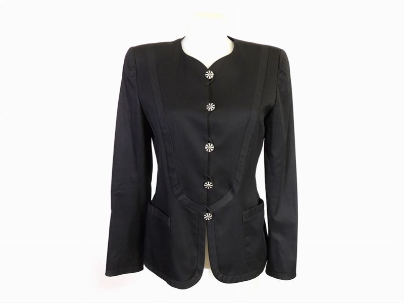 Giacca in Cotone Nero, Ungaro Parallèle