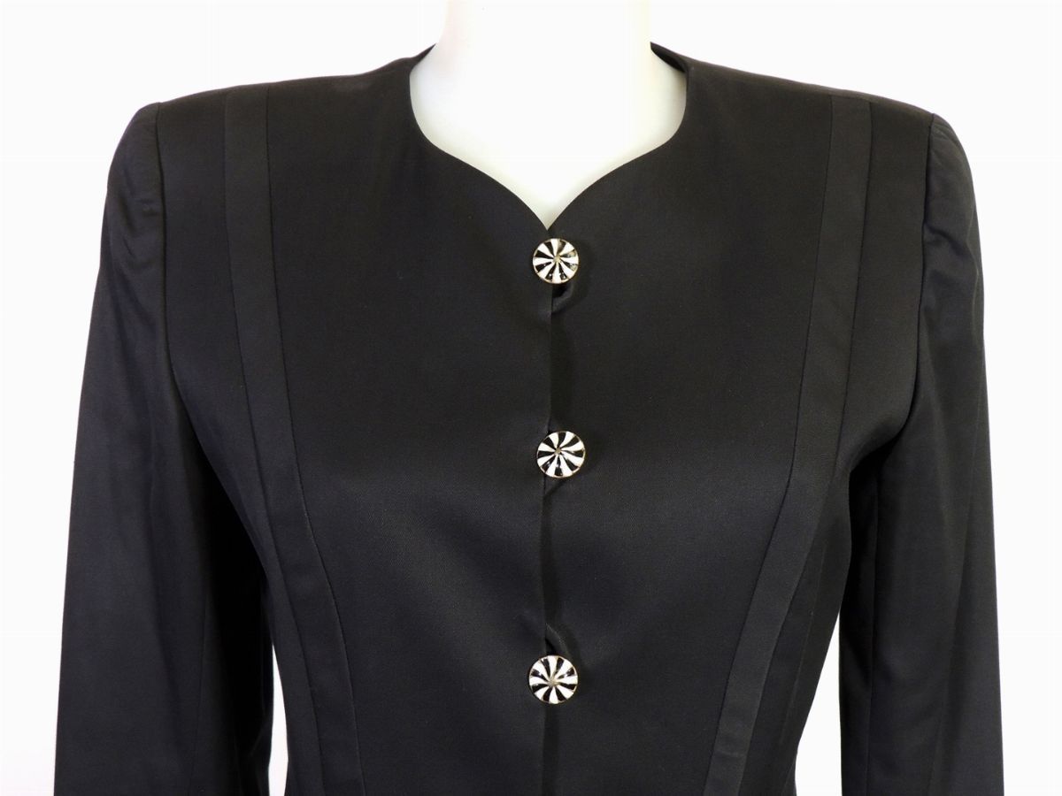 Giacca in Cotone Nero, Ungaro Parallèle