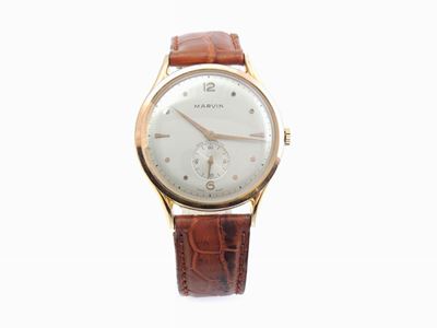 Orologio da Polso per Uomo Marvin in Acciaio Placcato Oro Rosa