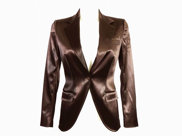 Brown acetate suit, Dolce e Gabbana