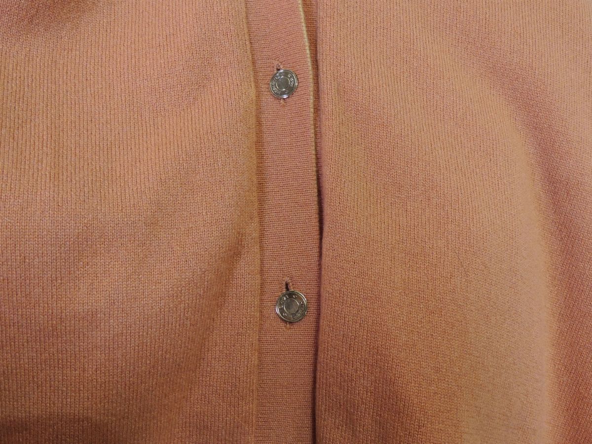 Cardigan in Cashmere Ocra, Hermès