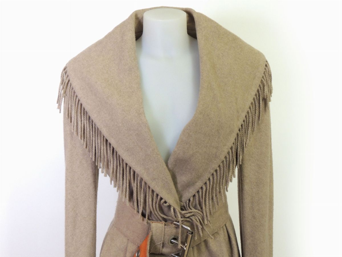Cappotto in Lana Beige, Ermanno Scervino