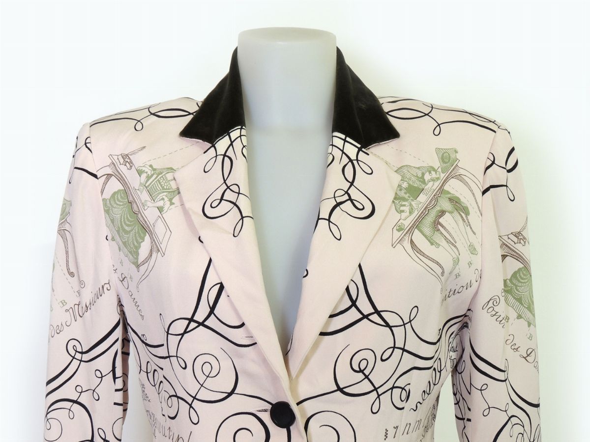 Giacca in Seta "L'art D'ecrire", Hermès