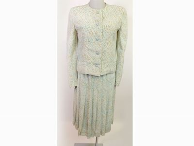 Completo in Seta Azzurra, Christian Dior