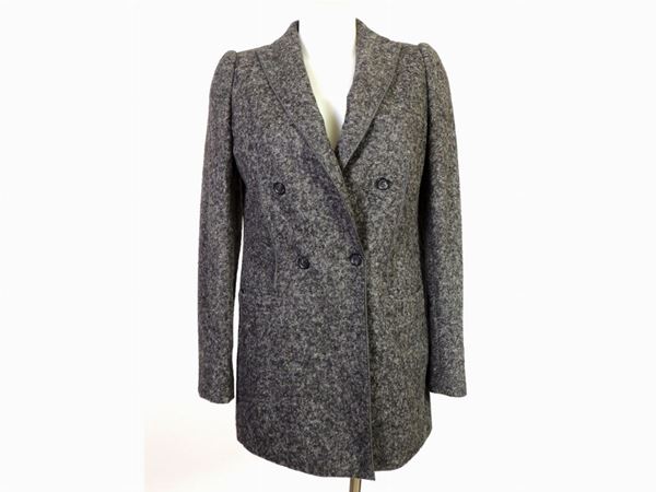 Grey alpaca jacket, Dolce & Gabbana