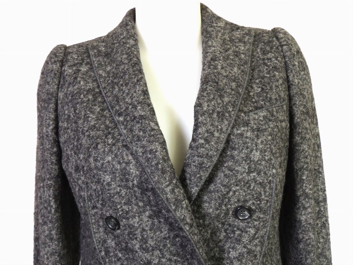 Giacca in Alpaca Grigia, Dolce & Gabbana
