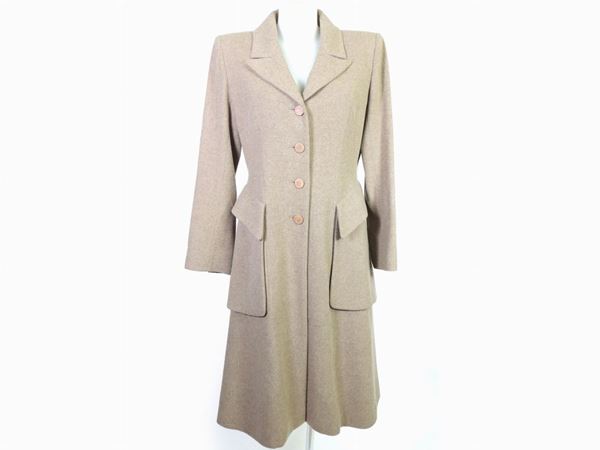 Brown wool coat, Hermès
