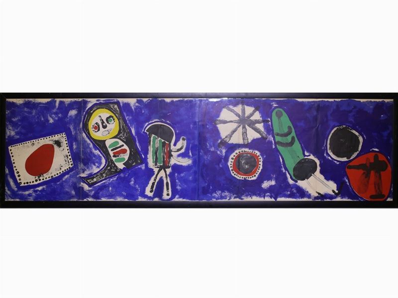 Da Joan Mirò - Nocturne, dalla Rivista Derriere le Miroir #57-58-59, 1953