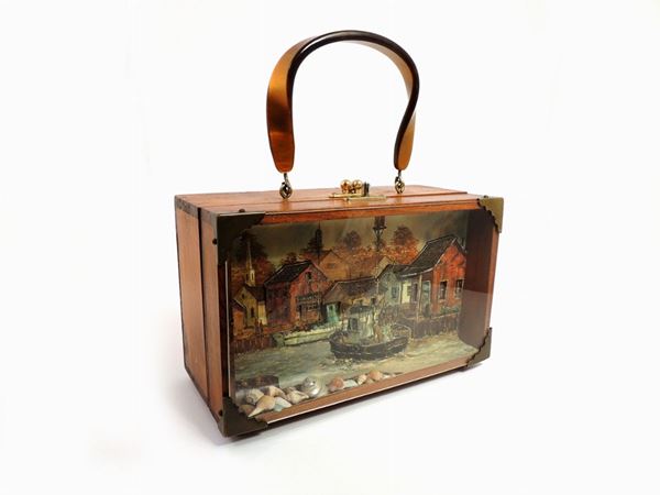 Wood box bag