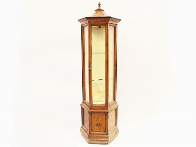 Vetrinetta per Collezioni in Legno Tenero