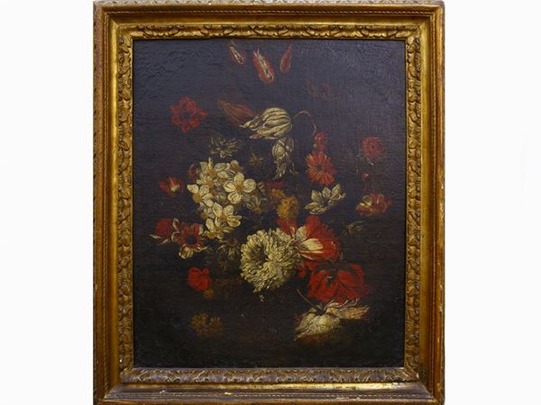 Scuola toscana del XVIII secolo - Trionfo di fiori