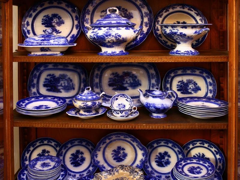 Servito di Piatti in Terraglia Wedgwood, Modello Chusan