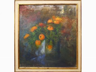 Nature Morte con Vasi di Fiori